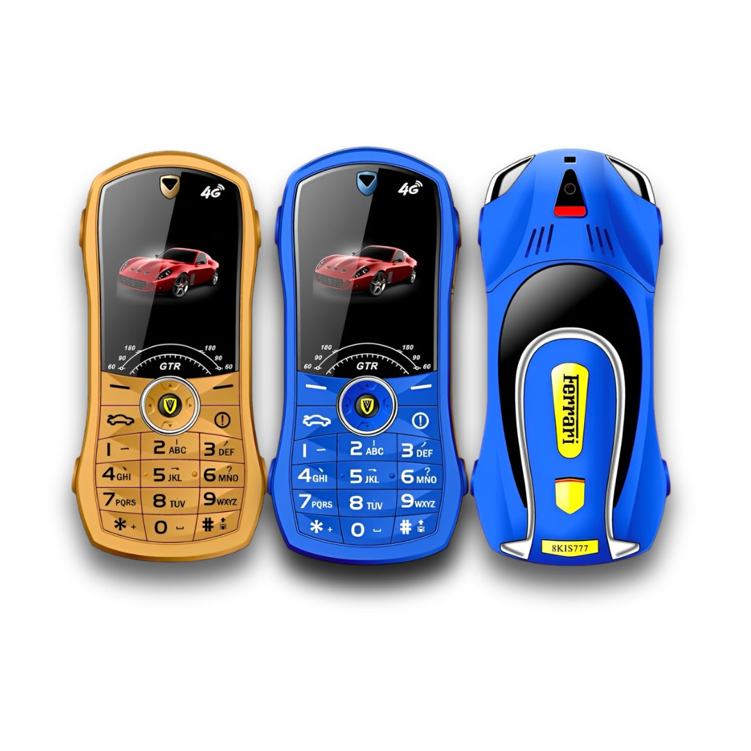 Mini phone with a Ferrari car design