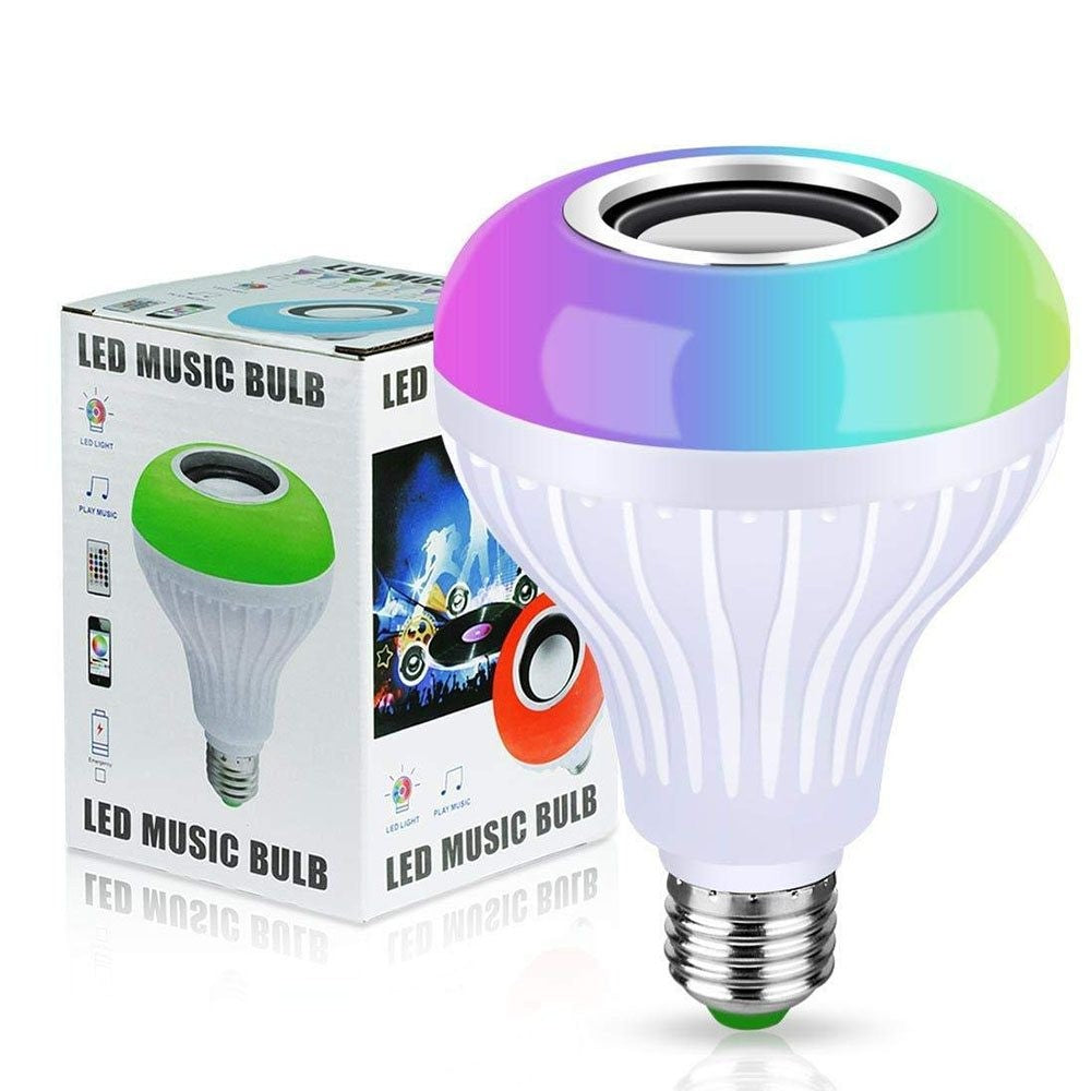 Smart Lighting Music Bulb with Bluetooth Speaker