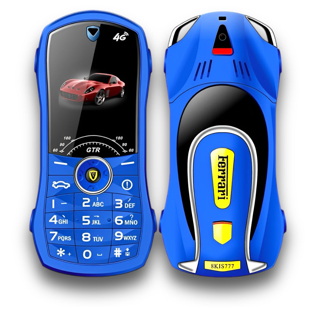 Mini phone with a Ferrari car design