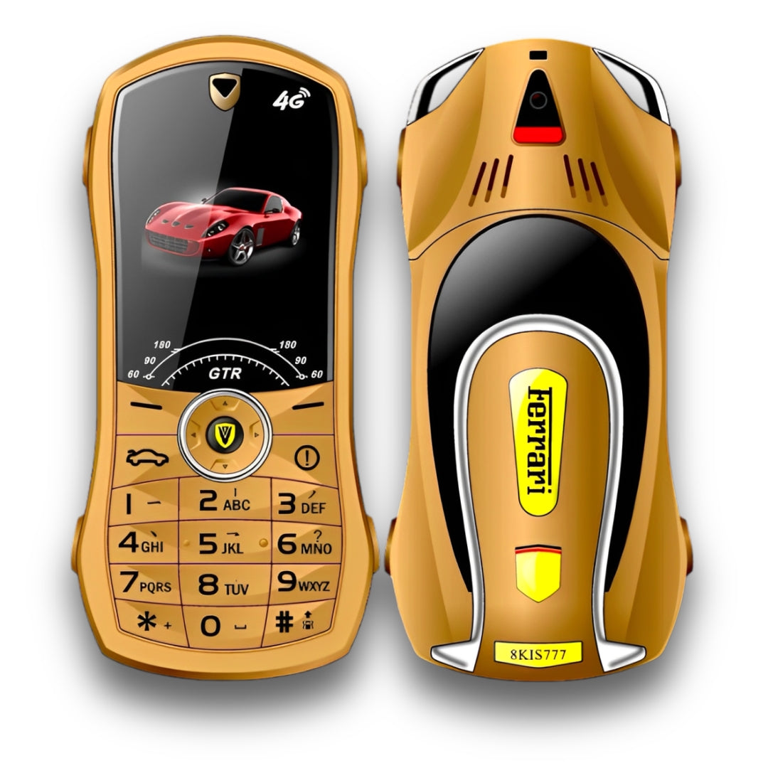 Mini phone with a Ferrari car design