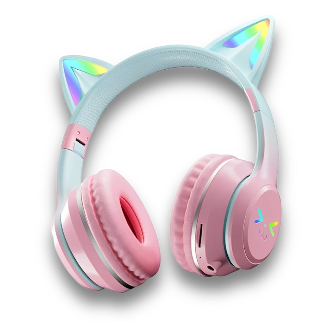 Wireless Cat Ear Headphones with Bluetooth 5.0