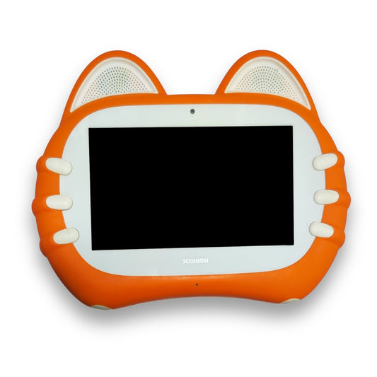 Orange Kitten Kids Educational Tablet